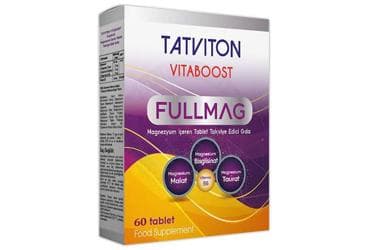 TATVITON VITABOOST FULLMAG TAKVIYE EDICI GIDA 60 tablet İlaç Görseli