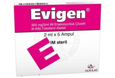 EVIGEN 300 MG/2 ML IM ENJEKSIYONLUK COZELTİ (5 ADET) İlaç Görseli