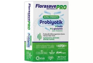 FLORASAVE PRO PROBIYOTIK TAKVIYE EDICI GIDA KAPSUL 30 kapsül İlaç Görseli