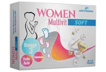 WOMEN MULTIVIT SOFT TAKVIYE EDICI GIDA KAPSUL 30 kapsül İlaç Görseli