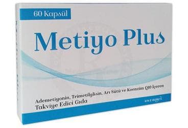 METIYO PLUS TAKVIYE EDICI GIDA KAPSUL 60 kapsül İlaç Görseli