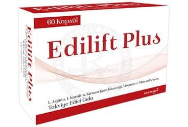 EDILIFT PLUS TAKVIYE EDICI GIDA KAPSUL 60 kapsül İlaç Görseli