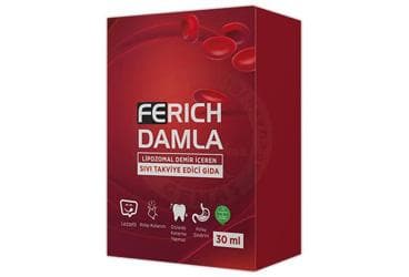 FERICH LIPOZOMAL DEMIR ICEREN SIVI TAKVIYE EDICI GIDA 30 ml şişe İlaç Görseli