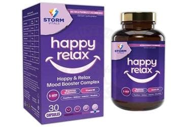 STORM VITALS HAPPY RELAX TAKVIYE EDICI GIDA KAPSUL 30 kapsül İlaç Görseli