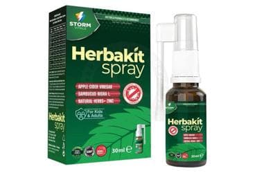STORM VITALS HERBAKIT SIVI TAKVIYE EDICI GIDA BOGAZ SPREYI 30 ml şişe İlaç Görseli