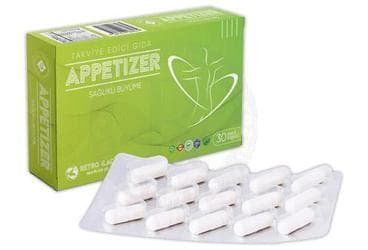 APPETIZER ISTAH ACICI PLUS TAKVIYE EDICI GIDA KAPSUL 30 kapsül İlaç Görseli