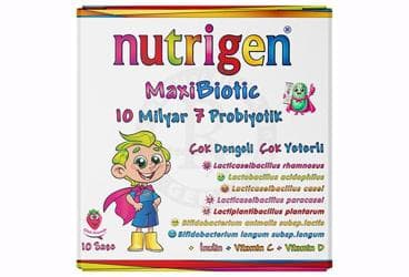 NUTRIGEN MAXIBIOTIC PROBIYOTIK ICEREN TAKVIYE EDICI GIDA SASE 10 saşe İlaç Görseli