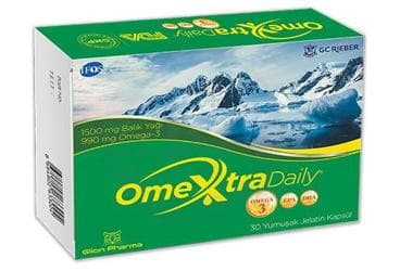 OMEXTRA DAILY TAKVIYE EDICI GIDA YUMUSAK JELATIN KAPSUL 30 kapsül İlaç Görseli