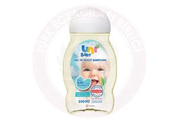 UNI BABY SAC VE VUCUT SAMPUANI 200 ml şişe İlaç Görseli