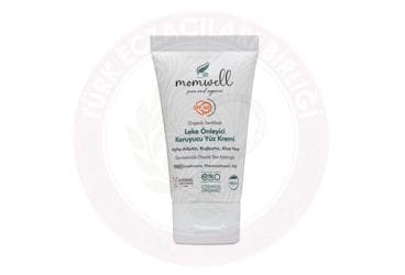 MOMWELL ORGANIK LEKE ONLEYICI KORUYUCU YUZ GUNES KREMI SPF 50 50 ml İlaç Görseli