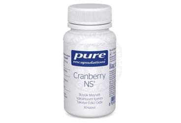 PURE ENCAPSULATIONS CRANBERRY NS BUYUK MEYVELI VAKSINIYUM ICEREN TAKVIYE EDICI GIDA 30 kapsül İlaç Görseli