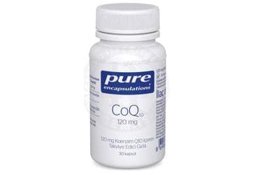 PURE ENCAPSULATIONS COQ10 KOENZIM Q10 ICEREN TAKVIYE EDICI GIDA 120 mg 30 kapsül İlaç Görseli