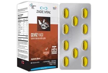 ZADE VITAL CEVIZ YAGI KAPSUL 60 kapsül/blister İlaç Görseli