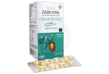 ZADE VITAL OMEGA 3 PREMIUM ADULT KAPSUL 60 kapsül İlaç Görseli