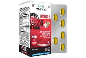 ZADE VITAL EMZIREN ANNELER ICIN OMEGA 3 BALIK YAGI ICEREN TAKVIYE EDICI GIDA KAPSUL 30 kapsül İlaç Görseli