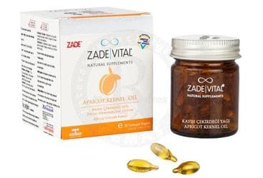 ZADE VITAL KAYISI CEKIRDEGI YAGI PATLATILABILEN KAPSUL 400 mg 25 kapsül/şişe İlaç Görseli