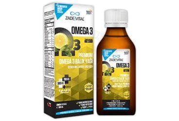 ZADE VITAL OMEGA 3 ADULT SURUP 100 ml şişe İlaç Görseli