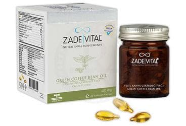ZADE VITAL YESIL KAHVE CEKIRDEGI YAGI 400 mg 25 kapsül/şişe İlaç Görseli