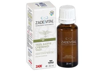 ZADE VITAL YESIL KAHVE CEKIRDEGI YAGI 20 ml şişe İlaç Görseli