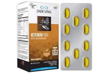 ZADE VITAL KETENCIK YAGI KAPSUL 60 kapsül/blister İlaç Görseli