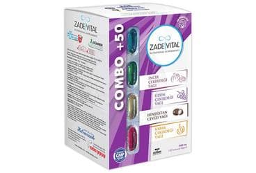 ZADE VITAL COMBO +50 KAPSUL 120 kapsül/blister İlaç Görseli