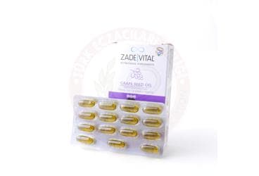 ZADE VITAL UZUM CEKIRDEGI YAGI KAPSUL 30 kapsül/blister İlaç Görseli