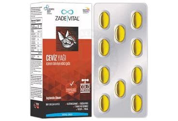 ZADE VITAL CEVIZ YAGI KAPSUL 30 kapsül/blister İlaç Görseli