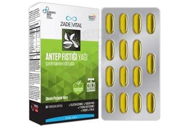 ZADE VITAL ANTEP FISTIGI YAGI KAPSUL 500 mg 30 kapsül İlaç Görseli
