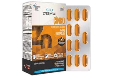 ZADE VITAL CINKO KAPSUL 30 kapsül/blister İlaç Görseli