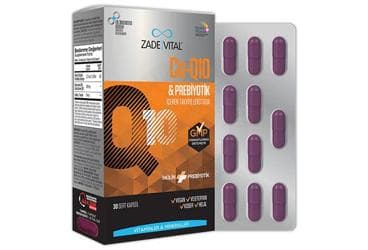 ZADE VITAL COQ10 & PREBIYOTIK KAPSUL 30 kapsül İlaç Görseli