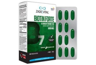 ZADE VITAL BIOTIN KAPSUL 30 kapsül/blister İlaç Görseli
