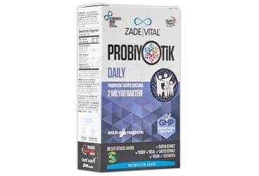 ZADE VITAL DAILY PROBIYOTIK BAKTERI ICEREN KAPSUL 30 kapsül İlaç Görseli