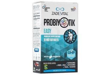 ZADE VITAL EASY PROBIYOTIK MAYA ICEREN KAPSUL 15 kapsül İlaç Görseli
