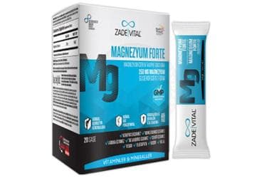 ZADE VITAL MAGNEZYUM FORTE SASE MAGNEZYUM ICEREN TAKVIYE EDICI GIDA 20 saşe İlaç Görseli