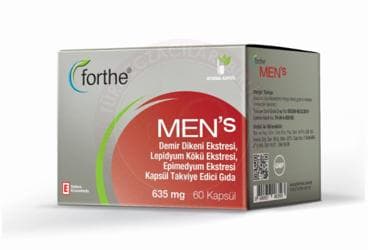 FORTHE MENS TAKVIYE EDICI GIDA 60 kapsül İlaç Görseli