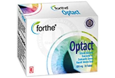 FORTHE OPTACT KAPSUL GOZOTU EKSTRESI, KUERSETIN VE ZEAKSANTIN ICEREN TAKVIYE EDICI GIDA 630 mg 30 kapsül İlaç Görseli
