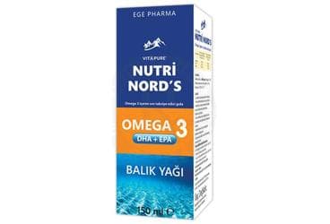 NUTRI NORDS OMEGA3 DHA+EPA BALIK YAGI 150 ml şişe İlaç Görseli