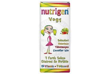NUTRIGEN VEGY 7 FARKLI SEBZE EKSTRESI ILE VITAMIN VE MINERAL ICEREN TAKVIYE EDICI GIDA 200 ml şişe İlaç Görseli