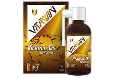 VITAWIN VITAMIN D3 TAKVIYE EDICI GIDA 1000 IU 20 ml şişe İlaç Görseli