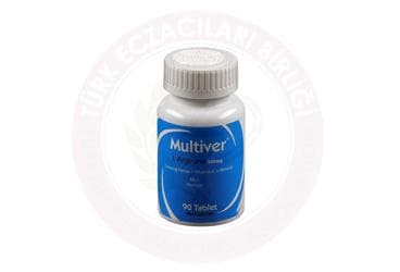 MULTIVER VITAMIN VE MINERAL TAKVIYESI 90 tablet İlaç Görseli