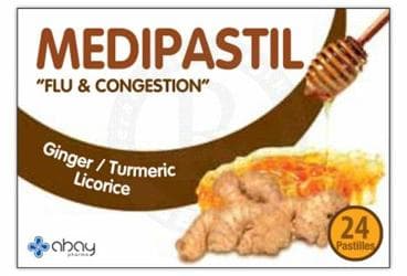 MEDIPASTIL ZENCEFIL, ZERDECAL, MEYAN 24 pastil İlaç Görseli