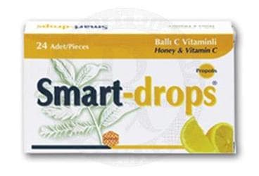 SMART-DROPS C VITAMINLI BALLI PASTIL 24 pastil İlaç Görseli
