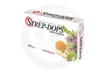 STREP-DROPS ZENCEFIL, ZERDECAL & ADACAYLI PASTIL 24 pastil İlaç Görseli
