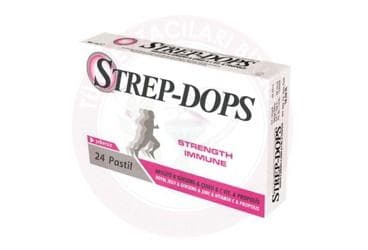 STREP-DROPS STRENGTH IMMUNE ARISUTU & GINSENG & CINKO & C VIT & PROPOLIS PASTIL 24 pastil İlaç Görseli