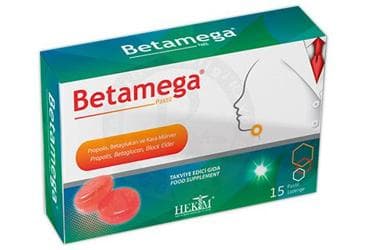 BETAMEGA PASTIL 15 pastil İlaç Görseli