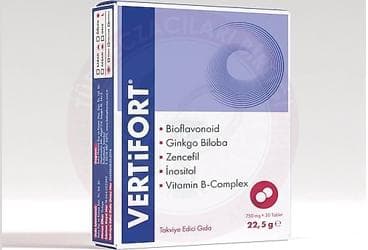 VERTIFORT TABLET 30 tablet İlaç Görseli