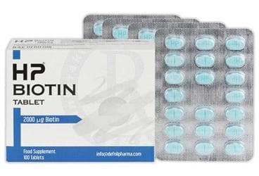 HP BIOTIN TABLET 2 mg 100 tablet İlaç Görseli