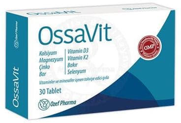 OSSAVIT TAKVIYE EDICI GIDA TABLET 30 tablet İlaç Görseli