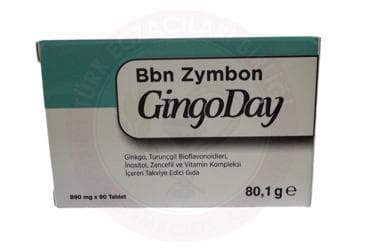 BBN ZYMBON GINGODAY TABLET 30 tablet İlaç Görseli