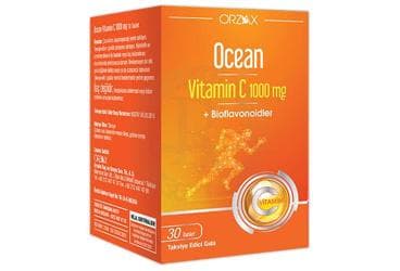 OCEAN VITAMIN C TABLET 1000 mg 30 tablet İlaç Görseli